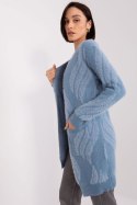 Sweter Kardigan Model AT-SW-234501.00P Blue - AT - uniwersalny