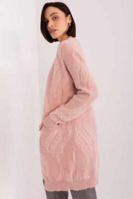 Sweter Kardigan Model AT-SW-234501.00P Light Pink - AT - uniwersalny