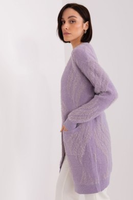 Sweter Kardigan Model AT-SW-234501.00P Light Violet - AT - uniwersalny