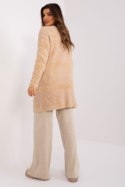 Sweter Kardigan Model AT-SW-234503.00P Beige - AT - uniwersalny Sweter Kardigan Model AT-SW-234503.00P Beige - AT - uniwersalny
