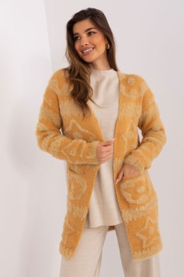 Sweter Kardigan Model AT-SW-234503.00P Camel - AT - uniwersalny