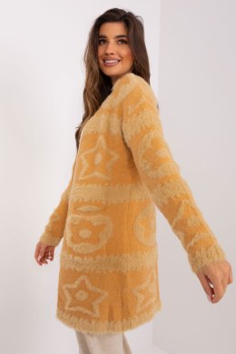 Sweter Kardigan Model AT-SW-234503.00P Camel - AT - uniwersalny