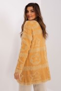Sweter Kardigan Model AT-SW-234503.00P Camel - AT - uniwersalny Sweter Kardigan Model AT-SW-234503.00P Camel - AT - uniwersalny