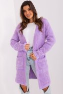 Sweter Kardigan Model AT-SW-234503.00P Light Violet - AT - uniwersalny Sweter Kardigan Model AT-SW-234503.00P Light Violet - AT - uniwersalny