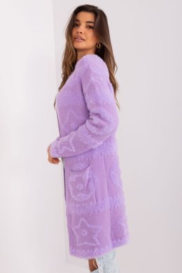 Sweter Kardigan Model AT-SW-234503.00P Light Violet - AT - uniwersalny