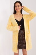 Sweter Kardigan Model AT-SW-234503.00P Light Yellow - AT - uniwersalny