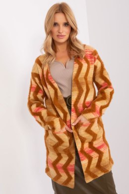 Sweter Kardigan Model AT-SW-234701.34 Camel - AT - uniwersalny