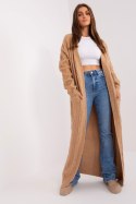 Sweter Kardigan Model AT-SW-2395.30 Camel - AT - uniwersalny