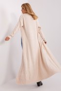 Sweter Kardigan Model AT-SW-2395.30 Light Beige - AT - uniwersalny Sweter Kardigan Model AT-SW-2395.30 Light Beige - AT - uniwersalny