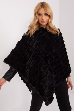 Sweter Ponczo Model AT-PN-2347.16 Black - AT - uniwersalny