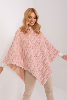 Sweter Ponczo Model AT-PN-2347.68 Light Pink - AT - uniwersalny