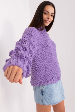 Sweter Damski Model AT-SW-2382.97P Violet - AT - uniwersalny
