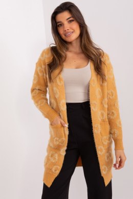 Sweter Kardigan Model AT-SW-234502.38X Camel - AT - uniwersalny