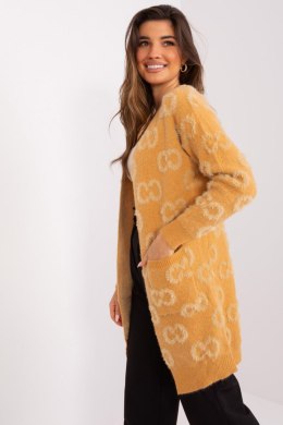 Sweter Kardigan Model AT-SW-234502.38X Camel - AT - uniwersalny
