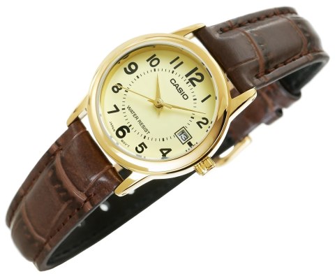 Zegarek Damski CASIO LTP-V002GL-9BUDF + BOX Zegarek Damski CASIO LTP-V002GL-9BUDF + BOX