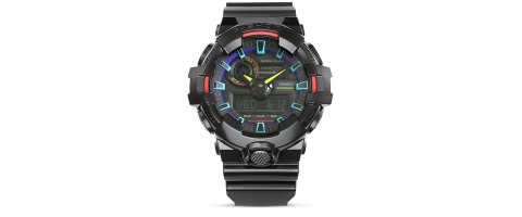 Zegarek Męski CASIO G-SHOCK GA-700RGB-1AER + BOX Zegarek Męski CASIO G-SHOCK GA-700RGB-1AER + BOX