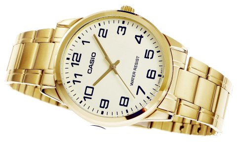 Zegarek Męski CASIO MTP-V001G-9BUDF + BOX Zegarek Męski CASIO MTP-V001G-9BUDF + BOX