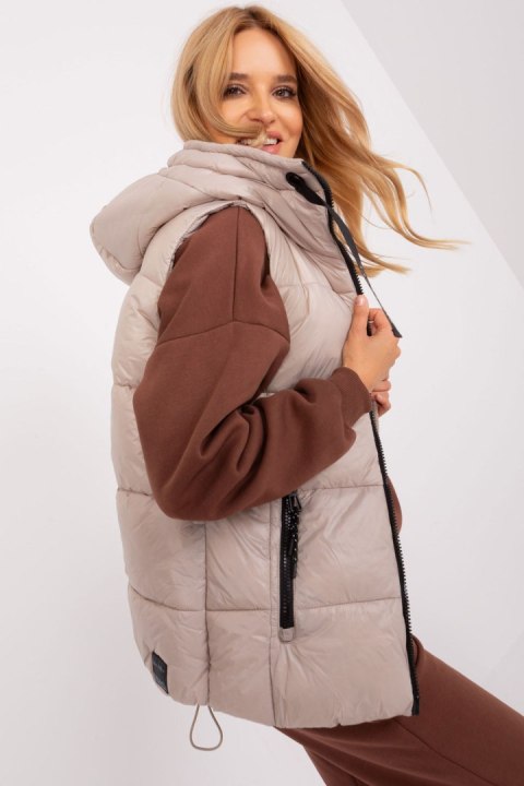 Kamizelka Model D50048X80113A3 Beige - Sublevel - M Kamizelka Model D50048X80113A3 Beige - Sublevel - M