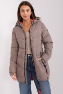 Kurtka Damska Model D51160X44472A7-1 Light Brown - Sublevel - XXL Kurtka Damska Model D51160X44472A7-1 Light Brown - Sublevel - XXL