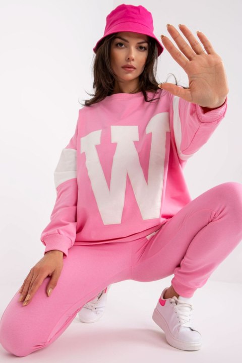 Spodnie Komplet Model FA-KMPL-7856.44P Pink - Fancy - S/M Spodnie Komplet Model FA-KMPL-7856.44P Pink - Fancy - S/M