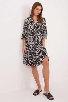 Sukienka Model D73771M30214K Black/White - Sublevel - S