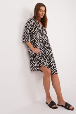 Sukienka Model D73771M30214K Black/White - Sublevel - S