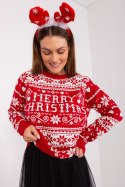 Sweter Damski Model D90057AB90883A Red - Sublevel - XL Sweter Damski Model D90057AB90883A Red - Sublevel - XL