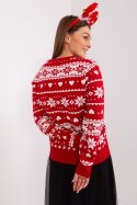 Sweter Damski Model D90057AB90883A Red - Sublevel - XL Sweter Damski Model D90057AB90883A Red - Sublevel - XL