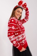 Sweter Damski Model D90057AB90883A Red - Sublevel - XL Sweter Damski Model D90057AB90883A Red - Sublevel - XL