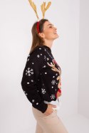 Sweter Damski Model D90057R90844B Black - Sublevel - XL Sweter Damski Model D90057R90844B Black - Sublevel - XL