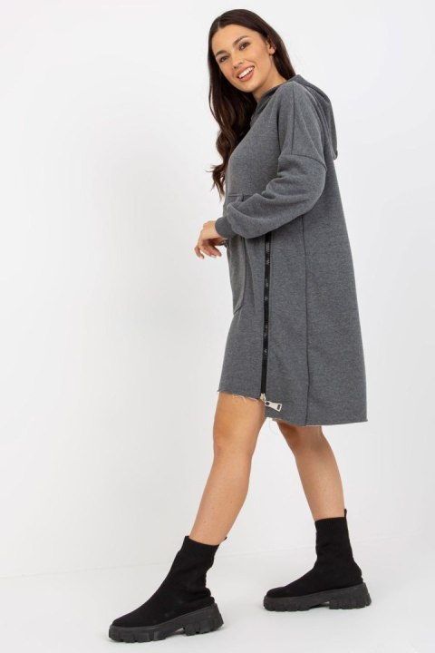 Bluza Damska Model FA-BL-8114.42P Dark Grey - Fancy - uniwersalny Bluza Damska Model FA-BL-8114.42P Dark Grey - Fancy - uniwersalny