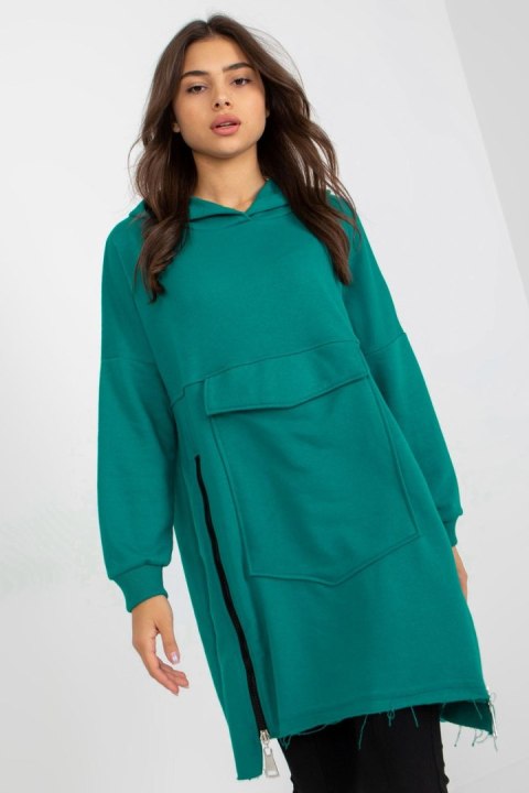 Bluza Damska Model FA-BL-8114.42P Morski - Fancy - uniwersalny Bluza Damska Model FA-BL-8114.42P Morski - Fancy - uniwersalny
