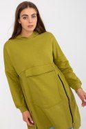Bluza Damska Model FA-BL-8114.42P Olive - Fancy - uniwersalny Bluza Damska Model FA-BL-8114.42P Olive - Fancy - uniwersalny