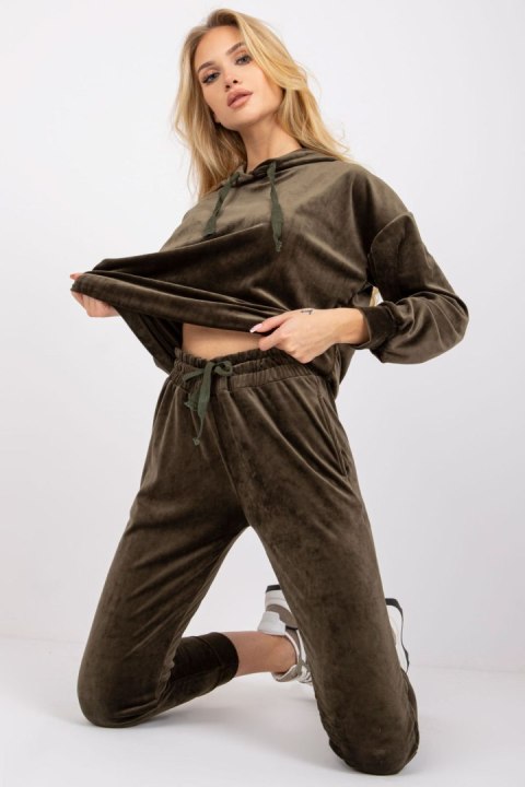 Spodnie Komplet Model FA-KMPL-7512.42P Khaki - Fancy - uniwersalny Spodnie Komplet Model FA-KMPL-7512.42P Khaki - Fancy - uniwersalny