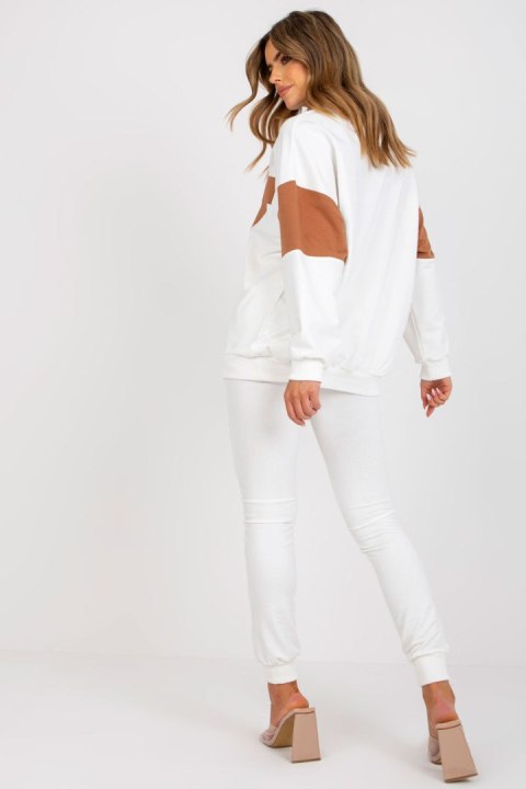Spodnie Komplet Model FA-KMPL-7856.44P White/Brown - Fancy - S/M Spodnie Komplet Model FA-KMPL-7856.44P White/Brown - Fancy - S/M