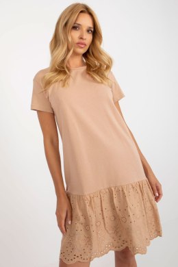 Sukienka Model FA-SK-8426.50 Camel - Fancy - uniwersalny