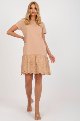 Sukienka Model FA-SK-8426.50 Camel - Fancy - uniwersalny