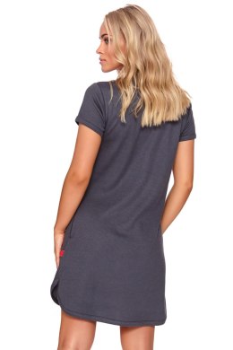 Koszulka nocna Koszula Nocna Ciążowa Model TCB.4115 Grafit - Doctor Nap - L
