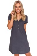Koszulka nocna Koszula Nocna Ciążowa Model TCB.4115 Grafit - Doctor Nap - M