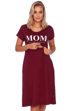 Koszulka nocna Koszula Nocna Ciążowa Model TCB.4200 Sangria - Doctor Nap - S