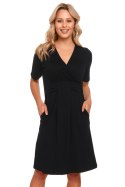 Koszulka nocna Koszula Nocna Ciążowa Model TCB.9116 Black - Doctor Nap - S