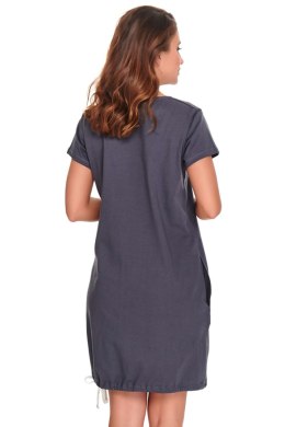 Koszulka nocna Koszula Nocna Model TCB.9900 Grafit - Doctor Nap - XL