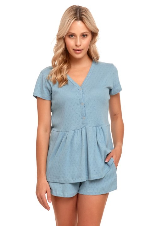 Piżama Damska Model PM.4445 Satin Blue - Doctor Nap - XL