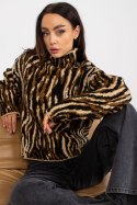 Sweter Damski Model EM-SW-1017-01.60 Beige - EM - uniwersalny Sweter Damski Model EM-SW-1017-01.60 Beige - EM - uniwersalny