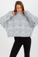 Sweter Damski Model EM-SW-1037-01.24X Grey - EM - uniwersalny