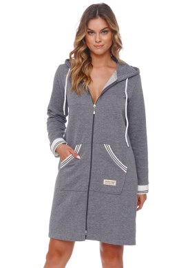Szlafrok Damski Model SMZ.4508 Dark grey - Doctor Nap - L