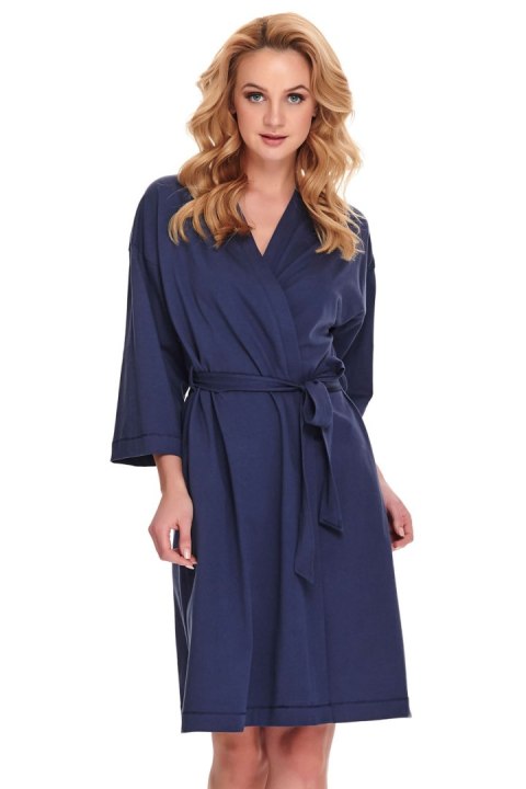 Szlafrok Damski Model SWW.9908 Navy - Doctor Nap - M