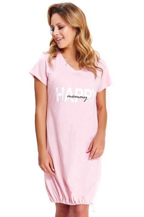Koszulka nocna Koszula Nocna Ciążowa Model TCB.9504 Pink - Doctor Nap - XL Koszulka nocna Koszula Nocna Ciążowa Model TCB.9504 Pink - Doctor Nap - XL