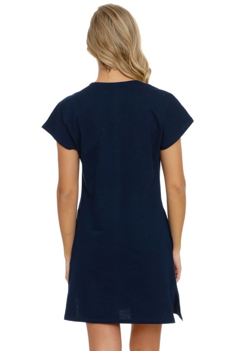 Koszulka nocna Koszula Nocna Model TM.5118 Navy - Doctor Nap - L Koszulka nocna Koszula Nocna Model TM.5118 Navy - Doctor Nap - L