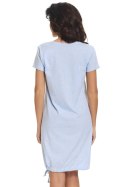 Koszulka nocna koszula Nocna Ciążowa Model TCB.9081 Blue Grey - Doctor Nap - L Koszulka nocna koszula Nocna Ciążowa Model TCB.9081 Blue Grey - Doctor Nap - L